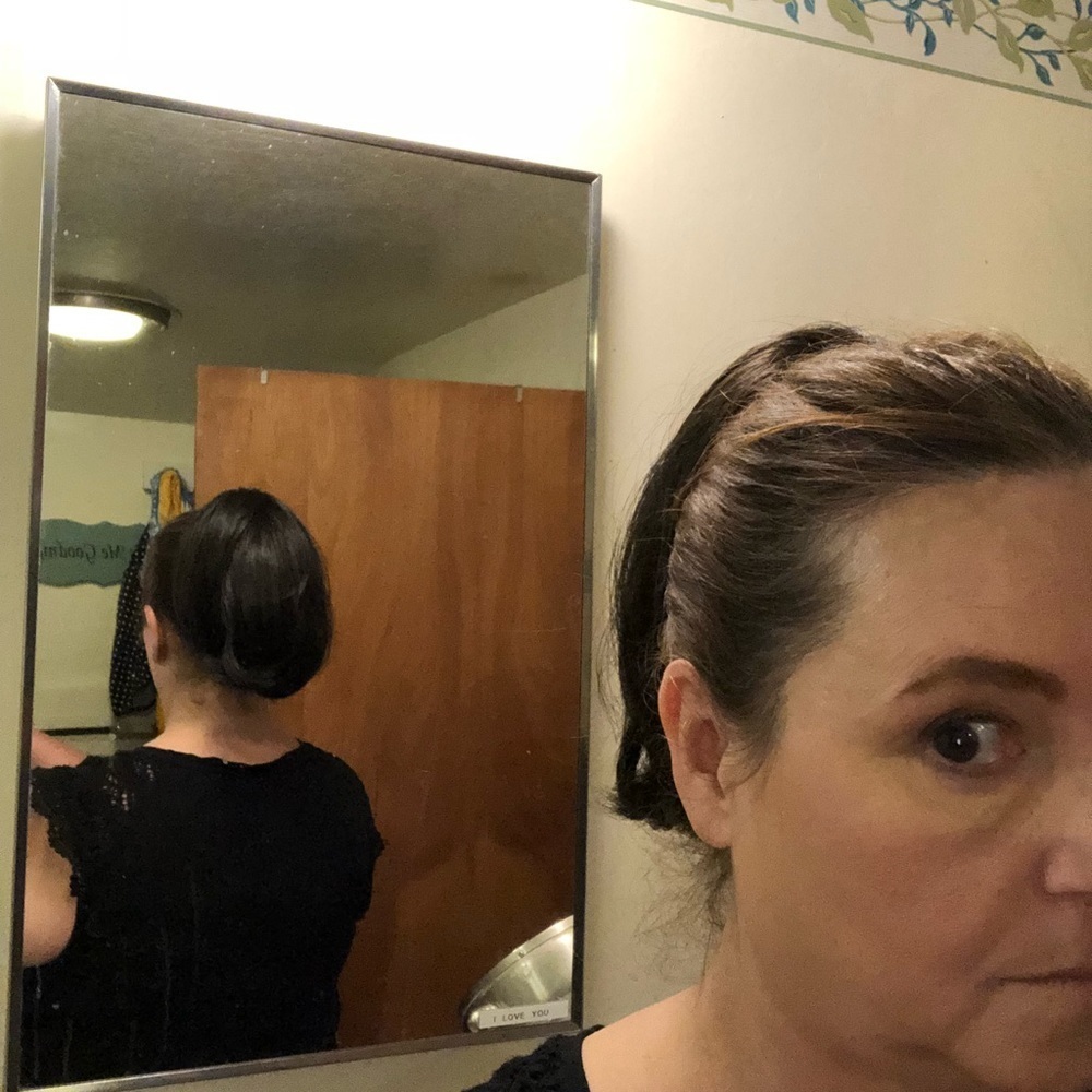 Dark brown hair piece - Picture 5 of 5